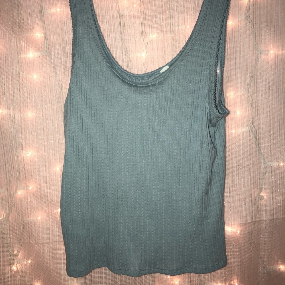 pac sun blue tank top